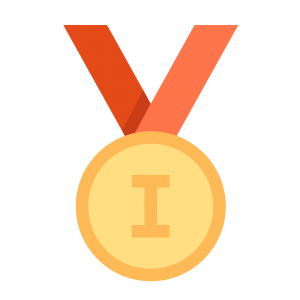 Gold medal PNG-57771